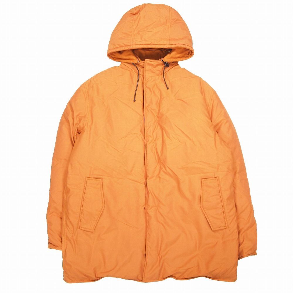 HERMES reversible cashmere down jacket hermes orange エルメス