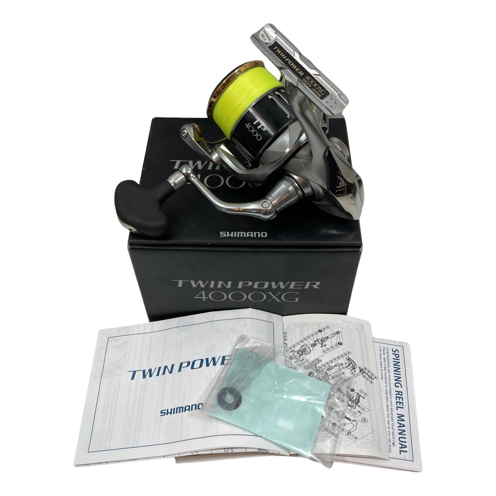 ττSHIMANO シマノ スピニングリール 15ツインパワー4000XG 03373