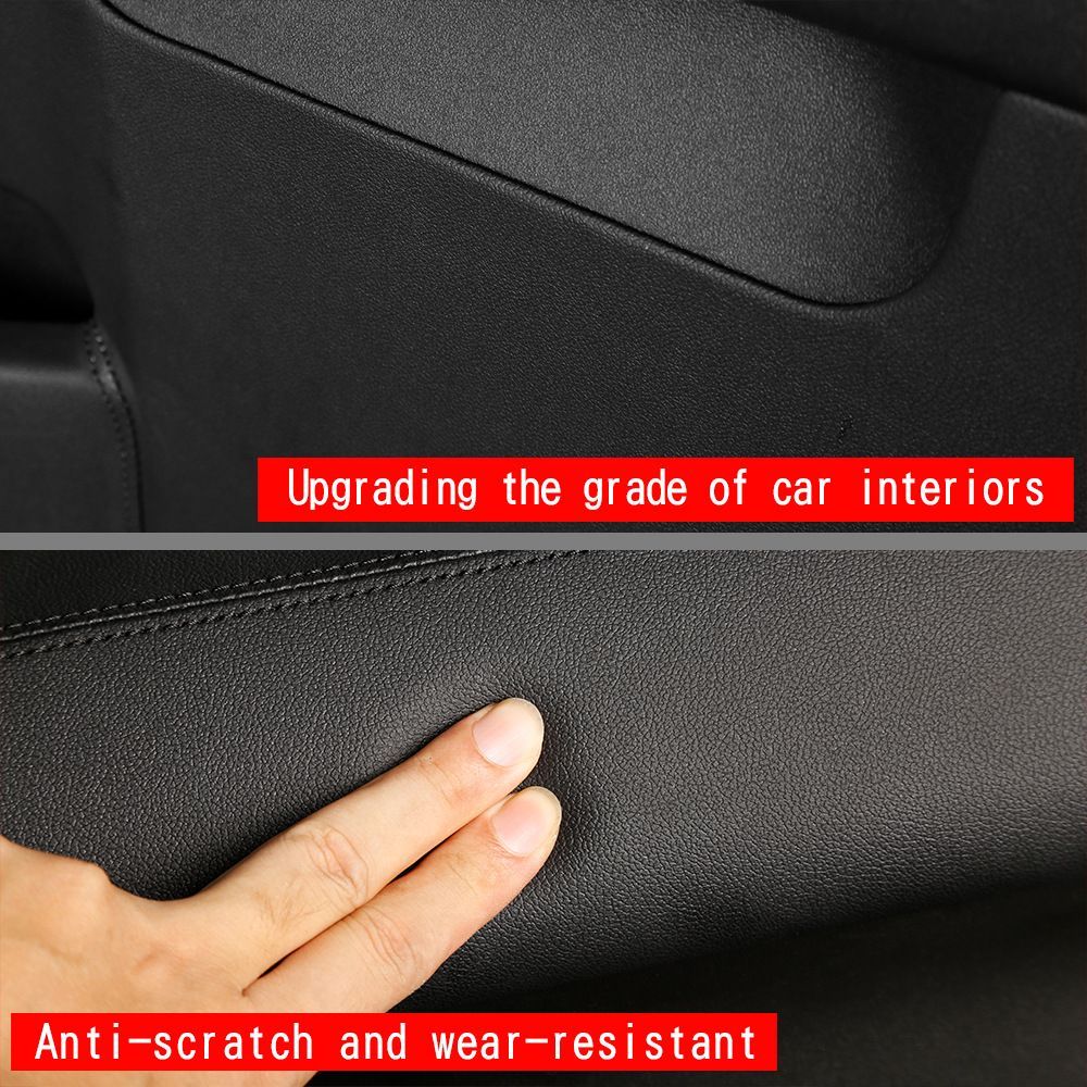 皮革製 前扉キックガード