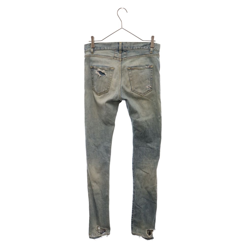 うのにもお得な情報満載！ サンローランパリ 28 JEANS DAMAGE CRASH DESTROY パンツ
