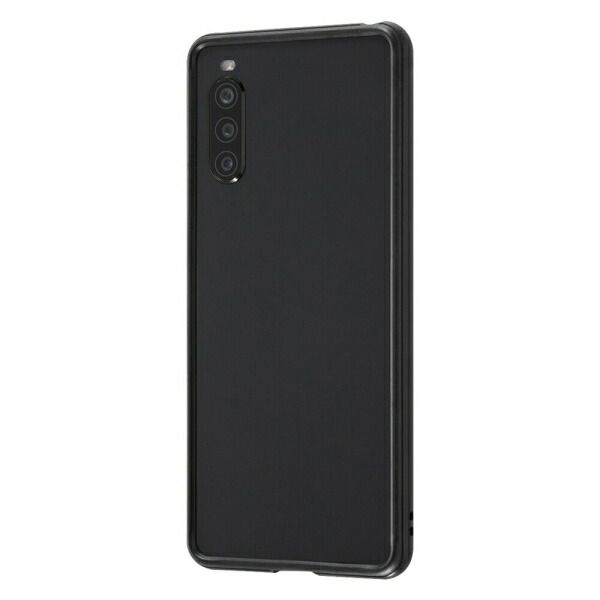 Xperia10 II バンパー アルミバンパー / マットブラック エクスペリアテンマークツー