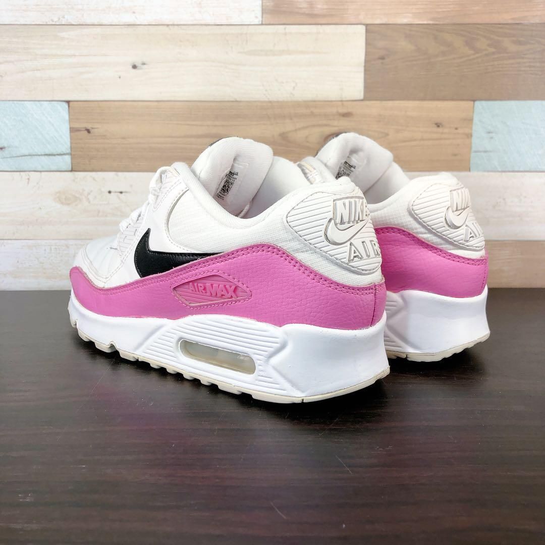 Nike Air Max ホワイト/ピンク スニーカー NIKE AIR MAX 90 ナイキ エア マックス 90 ホワイト ピンク 23.5