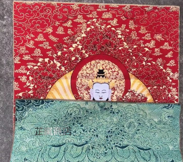 浄土教美術 勢至菩薩タンカ｜金糸刺繍の高級仏画｜玄関用聖像