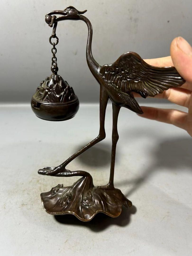 蓮華弔沈香炉 香薫檀香炉