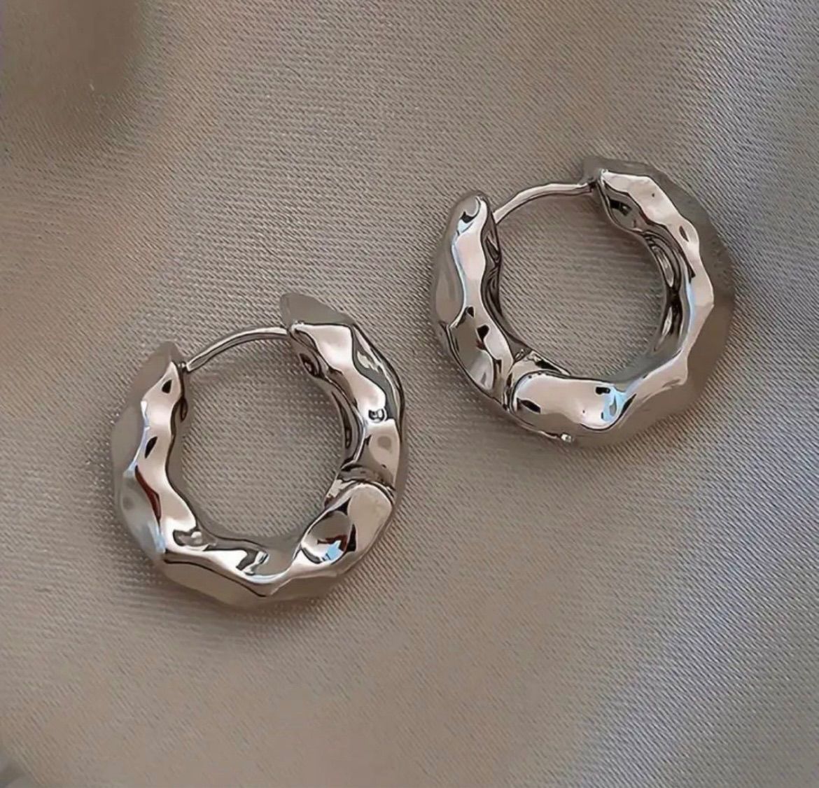 ピアス 両耳用 シルバー フープピアス - メルカリ