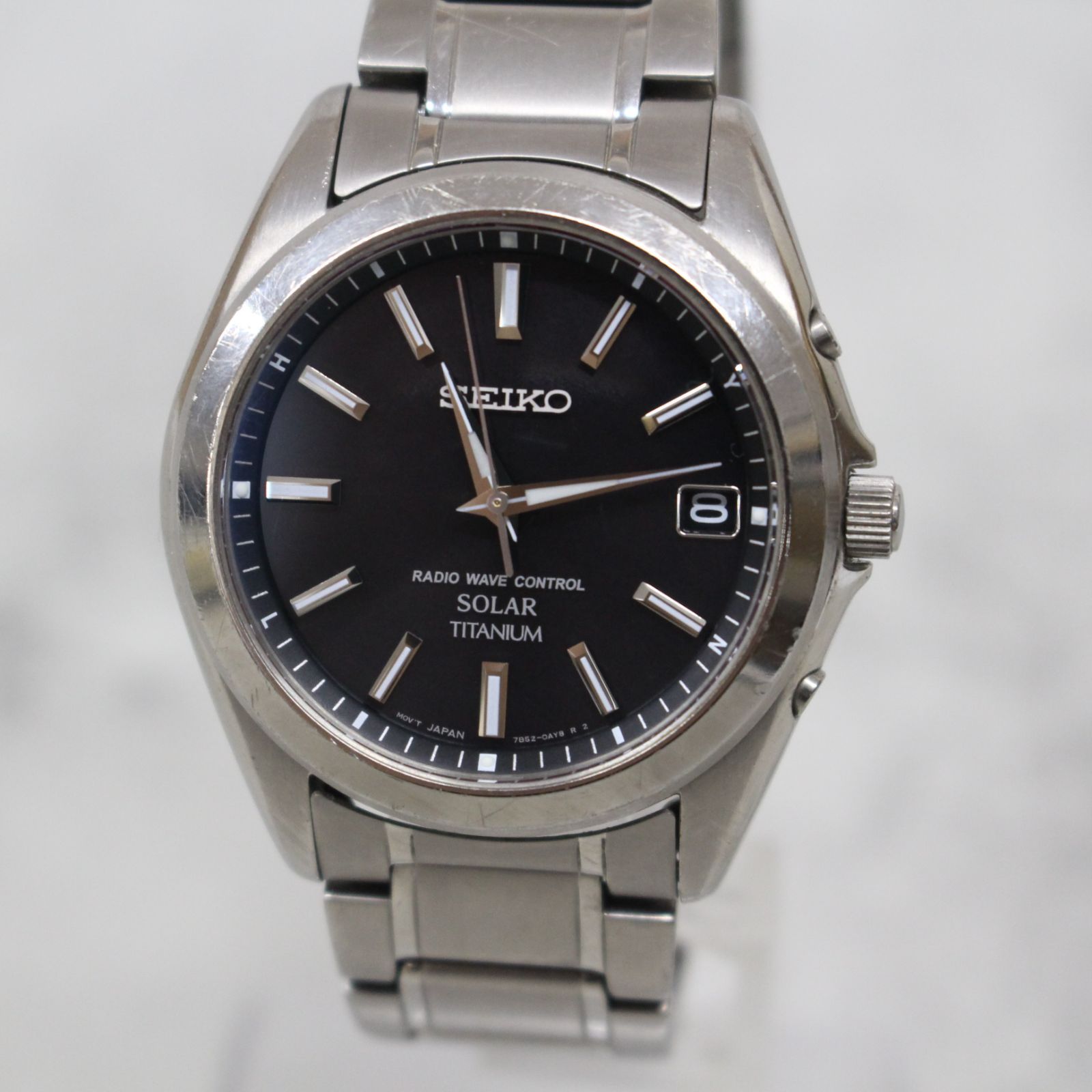 S139)【稼働品/参考6.3万】SEIKO/セイコー スピリット 7B52-0AK0 電波 