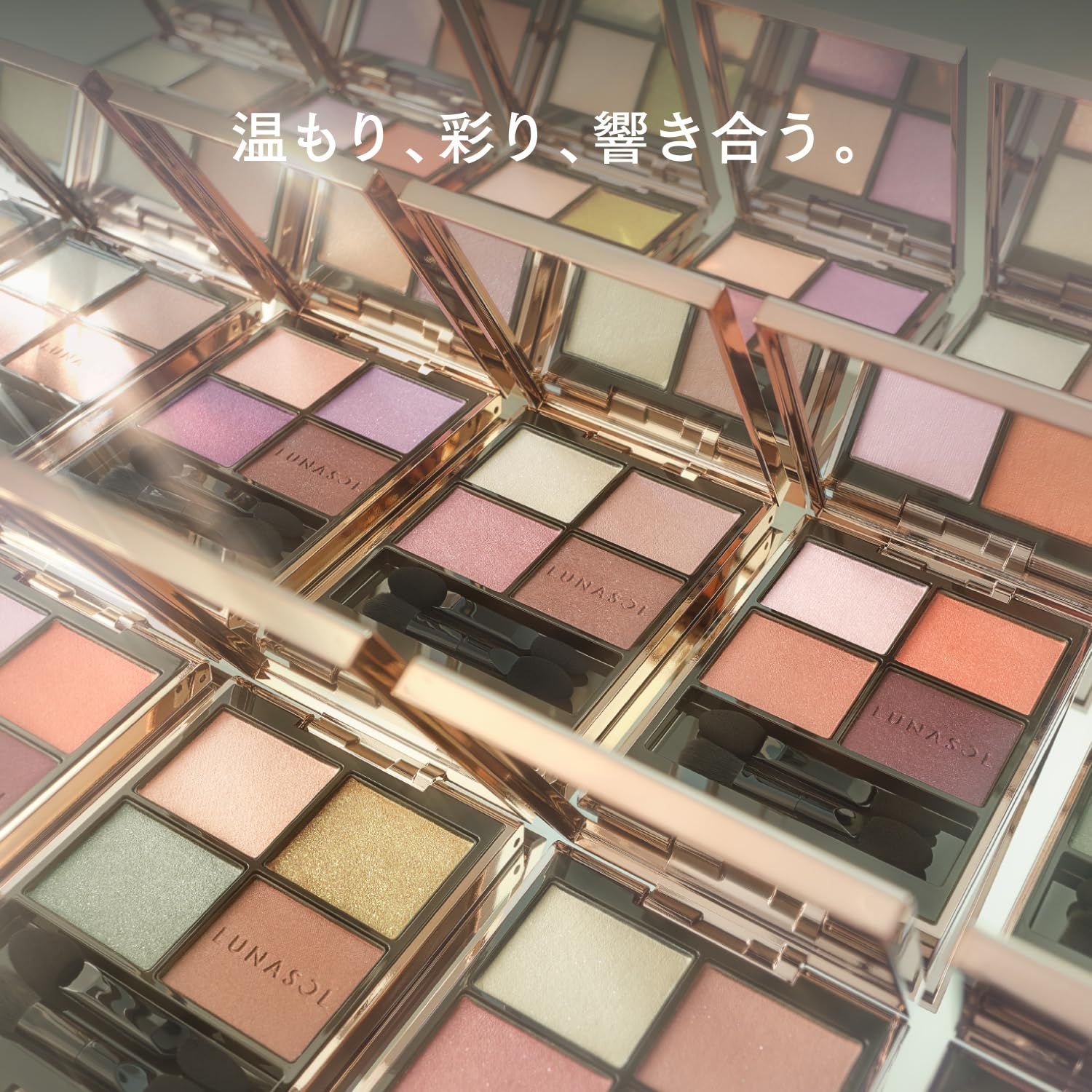 ルナソル LUNASOL アイ レーションＮ ０８ オータムメロウ アイシャドウ アイシャドウパレット ナチュラル 澄んだ深み 血色感 軽やか質感