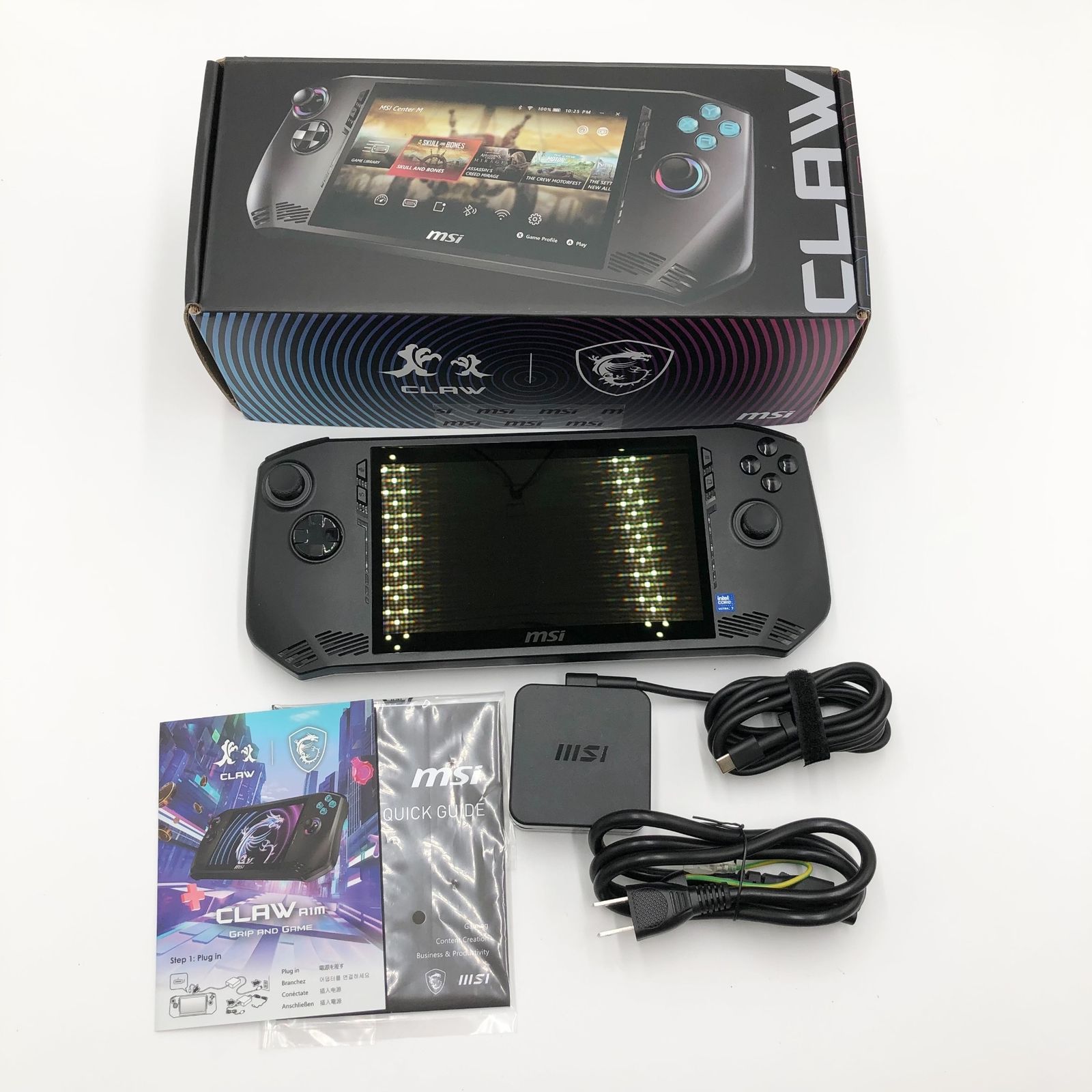 MSIポータブルゲーミングPC Claw CoreUltra7プロセッサー|7インチ FHD|120Hz|フィンガータッチ対応|16GB|1TB|Windows 11|Claw-A1M-002JP