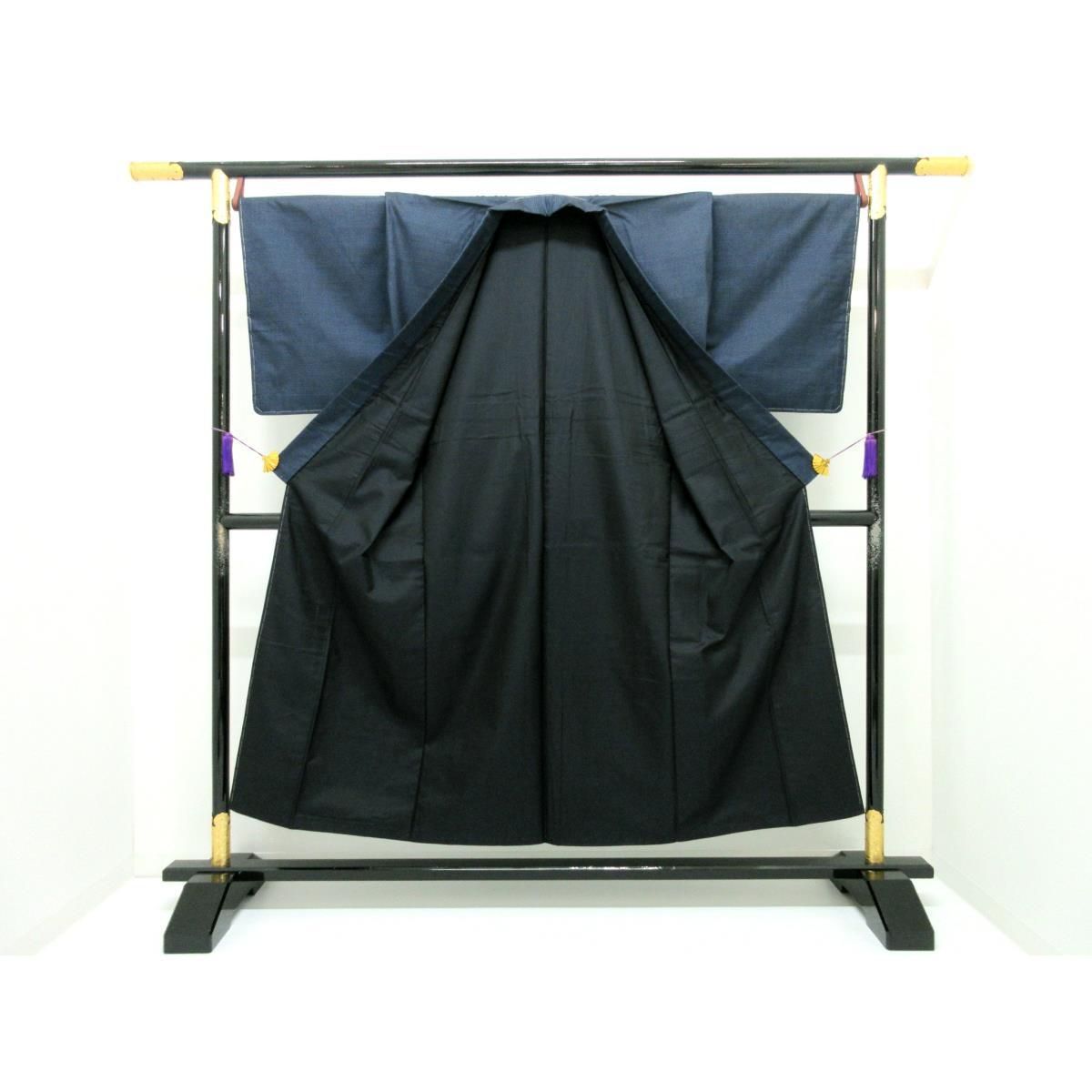 男物 本場奄美大島紬 証紙付 きもの 羽織 ２点セット