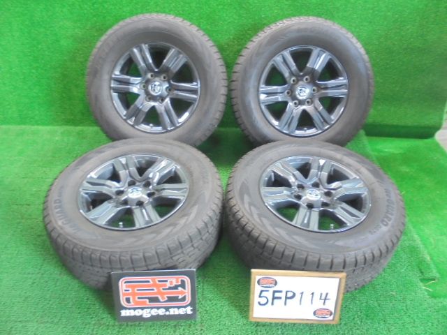 品質保証で、高速配送！ 5FP114 AAV 265 65R17 ヨコハマタイヤ iceGUARD G075 スタッドレス ハイラックス純正アルミホイールセット 製 【格安通販】