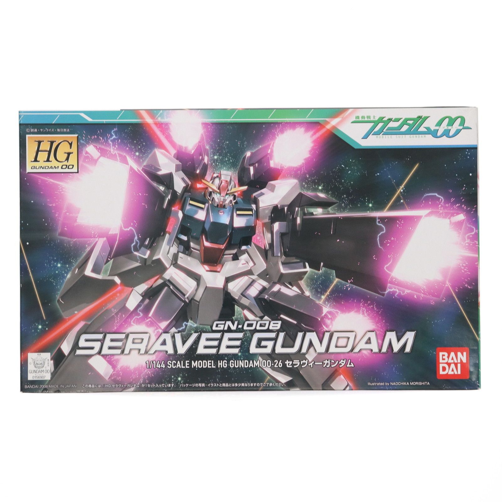 BANDAI - HG 1/144 GN-008 セラヴィーガンダム 機動戦士ガンダム00(ダブルオー) プラモデル(0156907) バンダイ Amazon | HG 1/144 セラヴィーガンダム (機動戦士ガンダム00