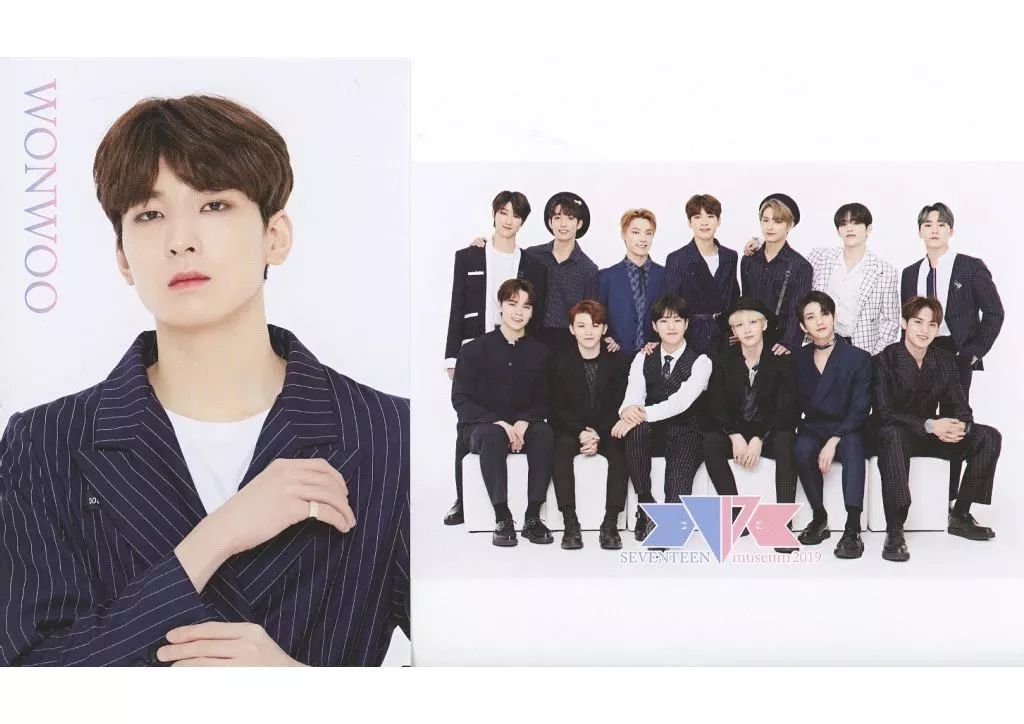 中古】ポストカード ウォヌ ポストカード2枚セット 「SEVENTEEN museum