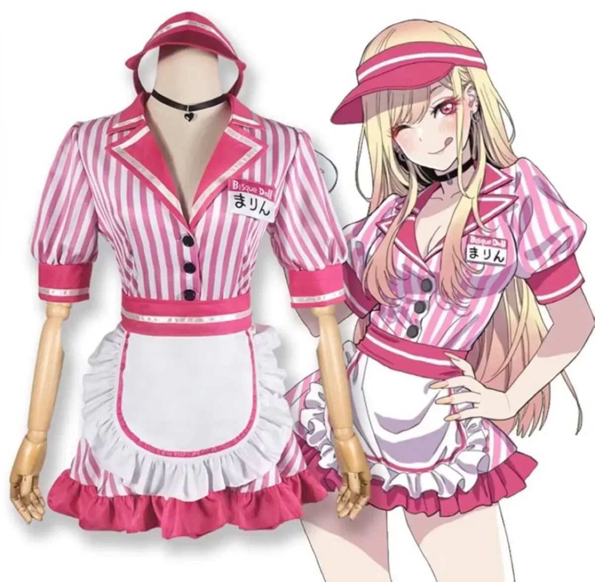 馬狼照英配送*ビスクドール北川マリンコスプレ｜メイド服 ハロウィーン GRBD