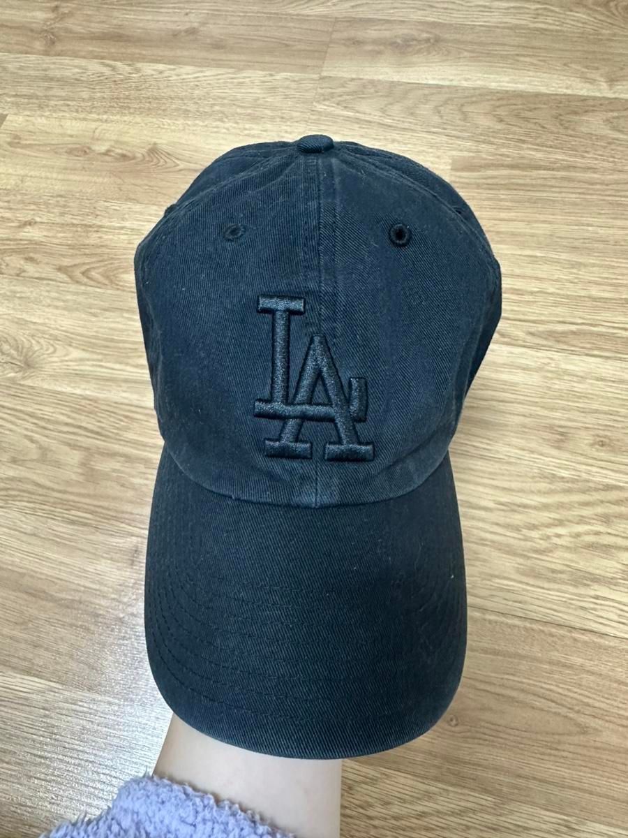 【Bunjang商品韓国直送】MLB LA 帽子 ベースボールキャップ ボールキャップ ブラック