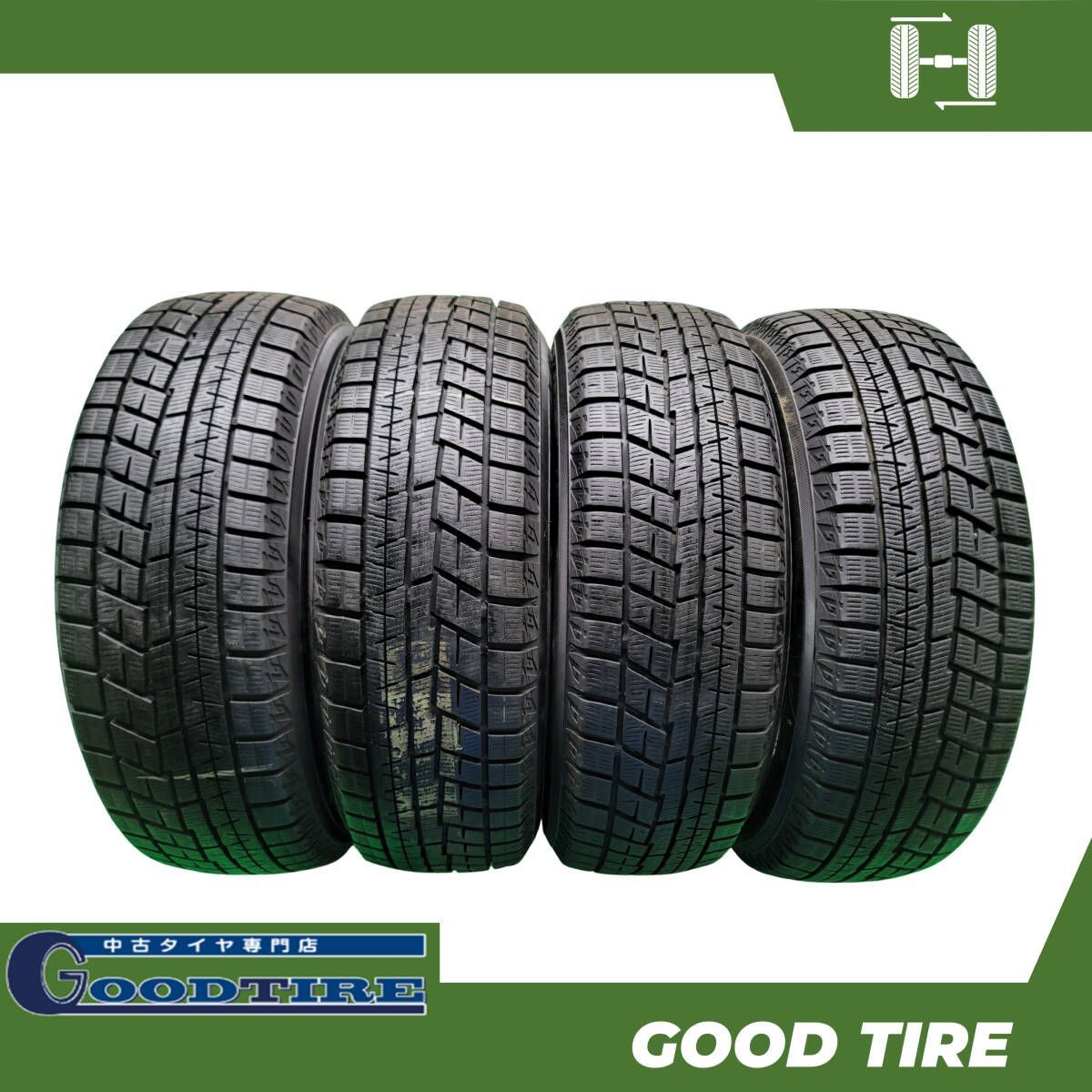 185 60R15 ヨコハマ ICEGUARD IG60 4本 製 8分山 タイヤ アクア フィット シエンタ 6927