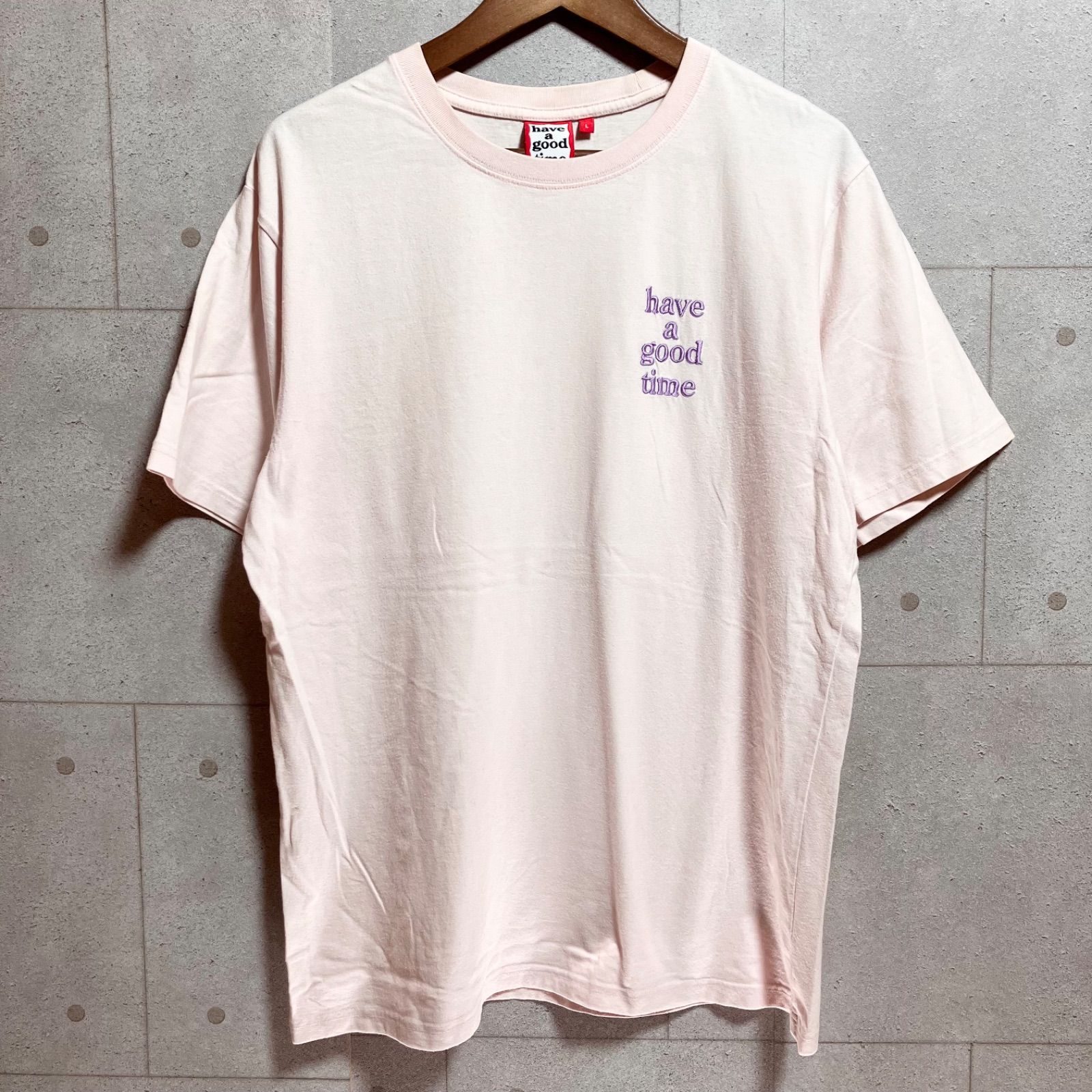 have a good time ハバグッタイム Tシャツ ロゴ 刺繍 半袖