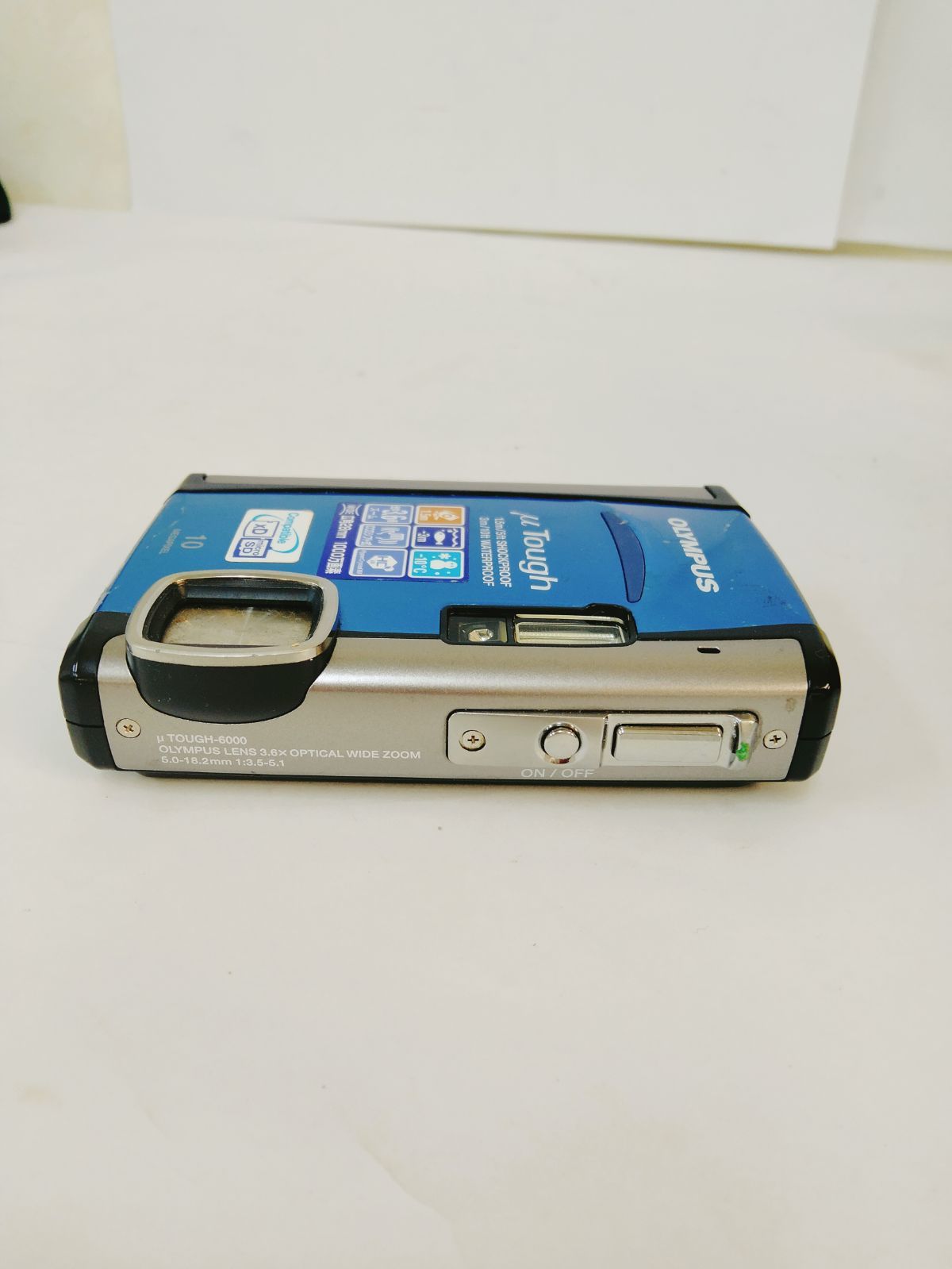 動作確認済OLYMPUS μ Tough-6000 デジタルカメラ Amazon | OLYMPUS 防水デジタルカメラ μTOUGH-6000 ブルー