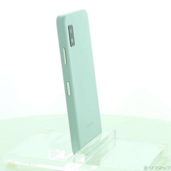 中古品〕 AQUOS wish3 64GB グリーン A302SH Y!mobile SIMフリー