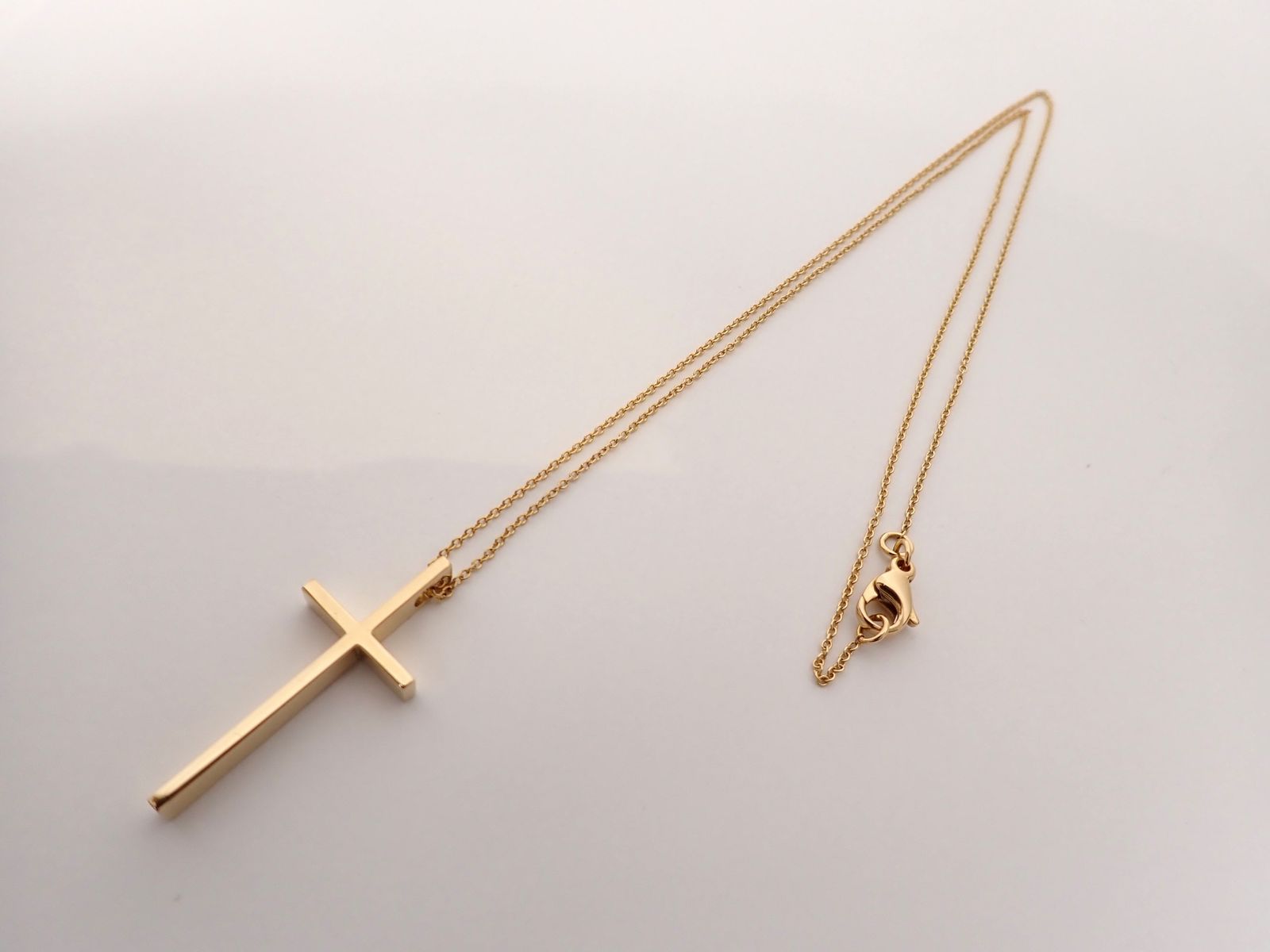 TIFFANY&Co.(ティファニー) K18 イエローゴールド メトロクロス