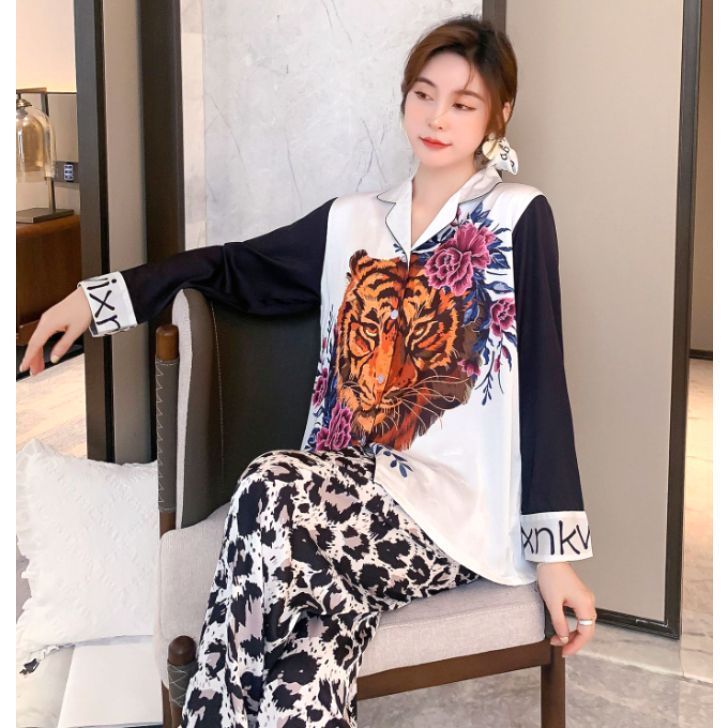 WOLEN] JJZXD シルクサスペンダーパジャマ女性、夏のシルク