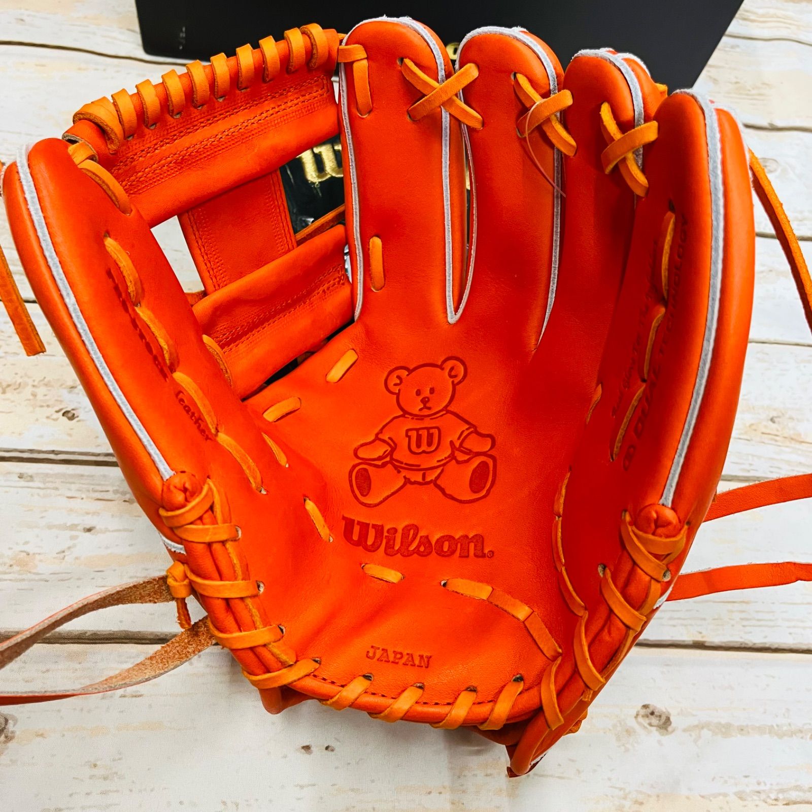 ディークロウ 円舞200 オレンジランナー 新品 ウイルソン 限定品‼︎ 硬式グラブ ミゲル・ロハスモデル 内野手・右投