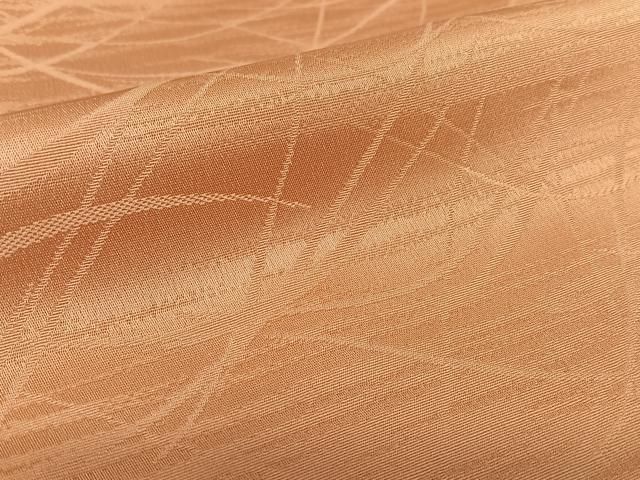 品質100 ％ 保証！ 平和屋着物●上質な色無地 甚三紅色 正絹 AABA0300zg