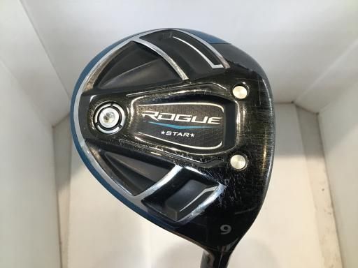 キャロウェイ ROGUE STAR 9W フェアウェイウッド FW リシャフト フレックスその他 メンズ 男性用 右利き 右用 Dランク ゴルフクラブ