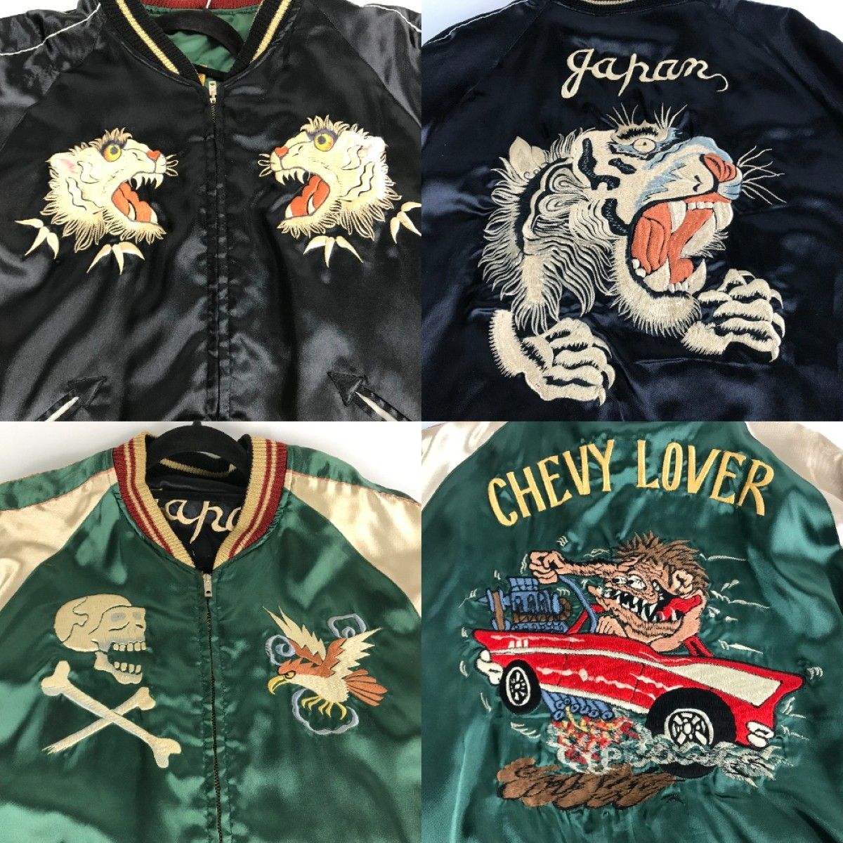 □□テーラー東洋 スカジャン [SIZE XL] 初期型 氷室京介 虎顔