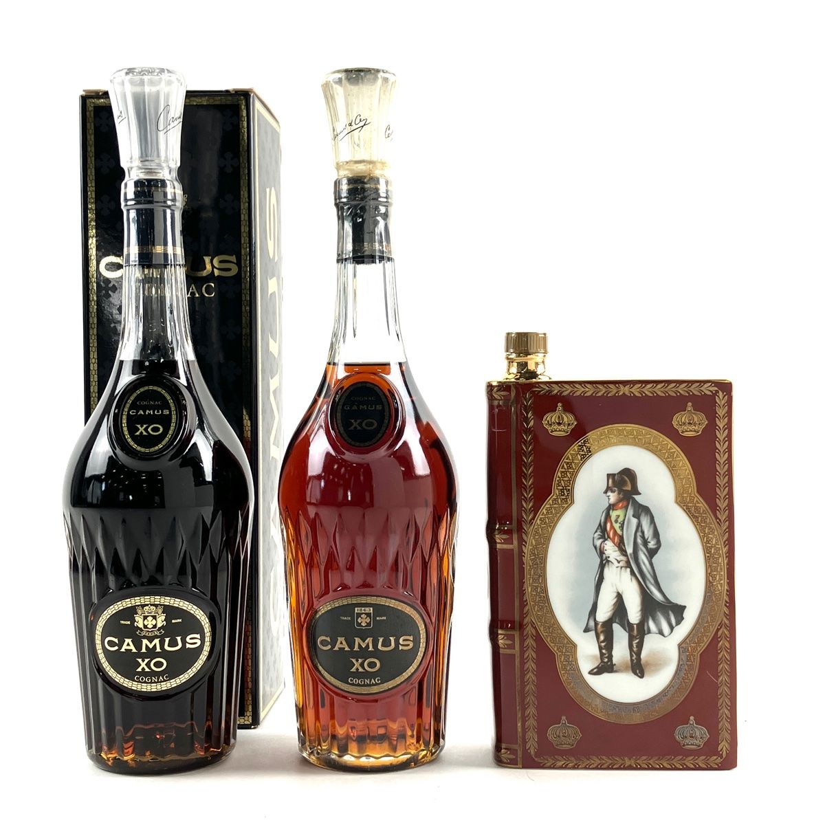 CAMUS　カミュ　ナポレオン　CAMUS　カミュ　XO　2本セット　未開栓 未開栓 カミュ CAMUS XO 2本セット カミュ ブック CAMUS ナポレオン