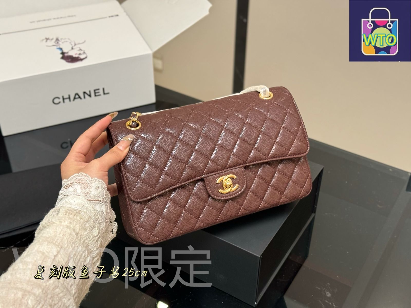 今日特価】Chanel シャネル CFバッグ 折りたたみボックスと