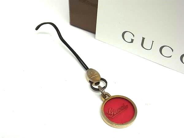 新品　グッチ　携帯ストラップ/キーホルダー 極美品】グッチ Gucci 携帯ストラップ キーホルダー チャーム 未