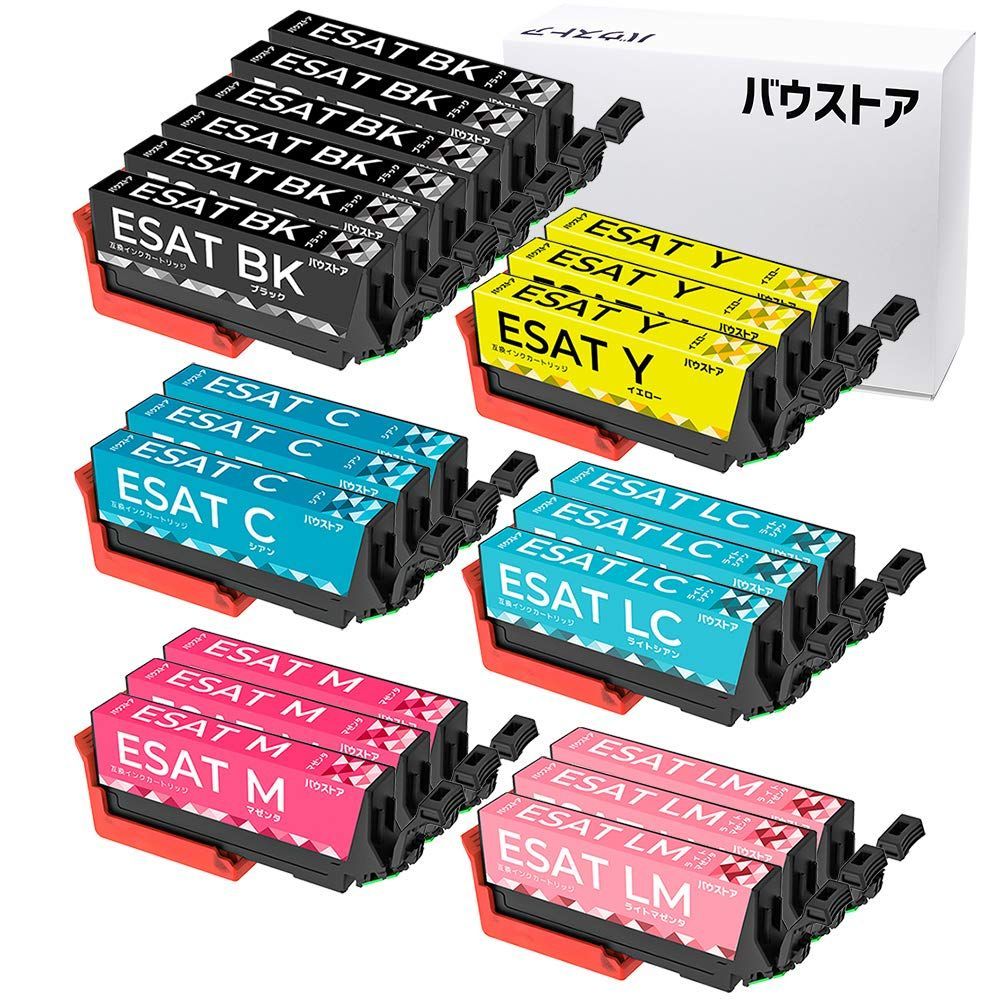 【バウストア】 EPSON SAT-6CL サツマイモ 互換インクカートリッジ 21個 EP-712A EP-713A EP-714A EP-715A EP-716A EP-812A EP-813A EP-814A EP-815A EP-816A