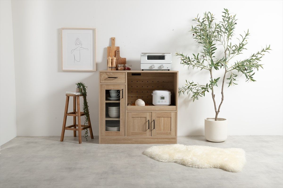 Plum レンジ台 幅88cm 送料無料】Plum プラム 幅88 レンジ台 レンジボード 食器棚 収納