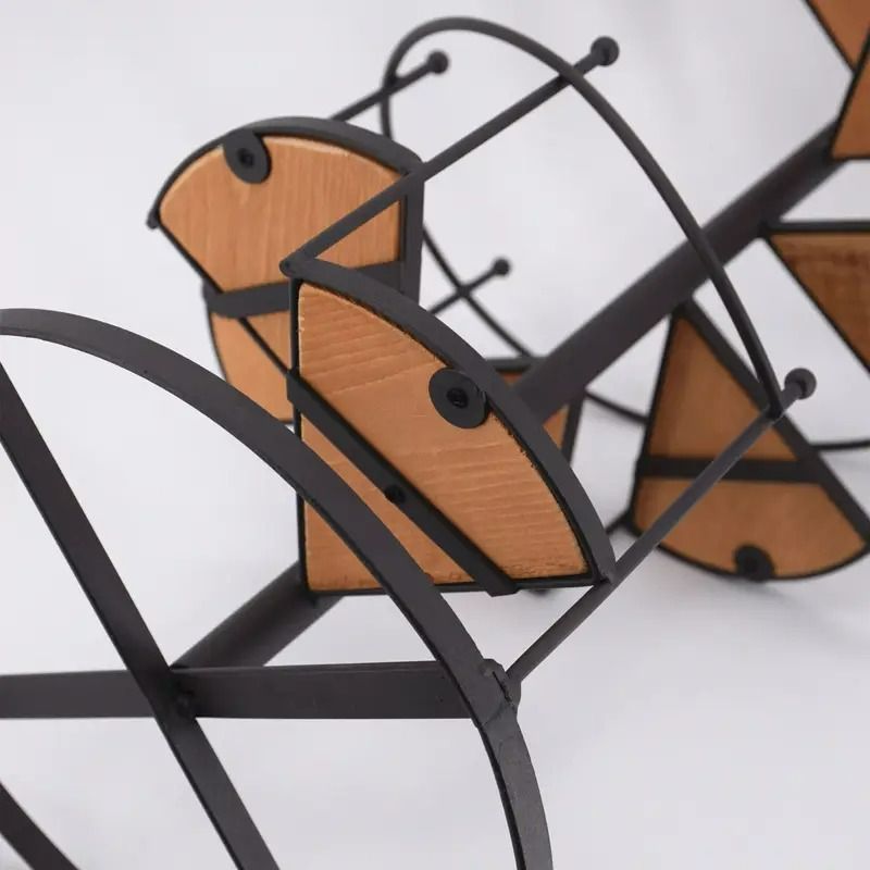 プランタースタンド フラワーポットスタンド 観葉植物 鉢スタンド ブラック 螺旋階段 お洒落 モダン ヴィンテージ調 練鉄 木製 インテリア ホームデコ HCyr654 NEXPOTALLINN_EU