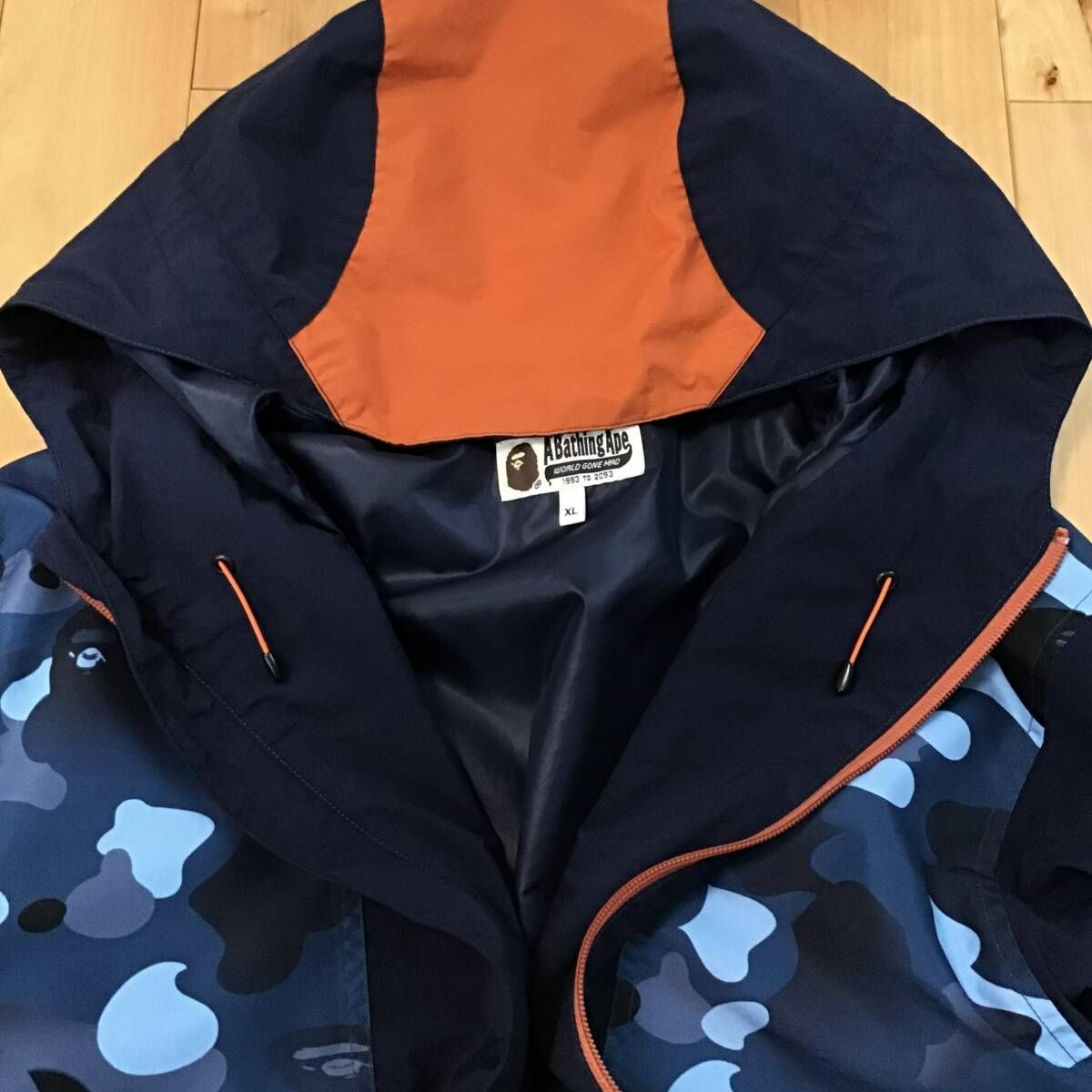BAPE 迷彩 フィッシングジャケット XL