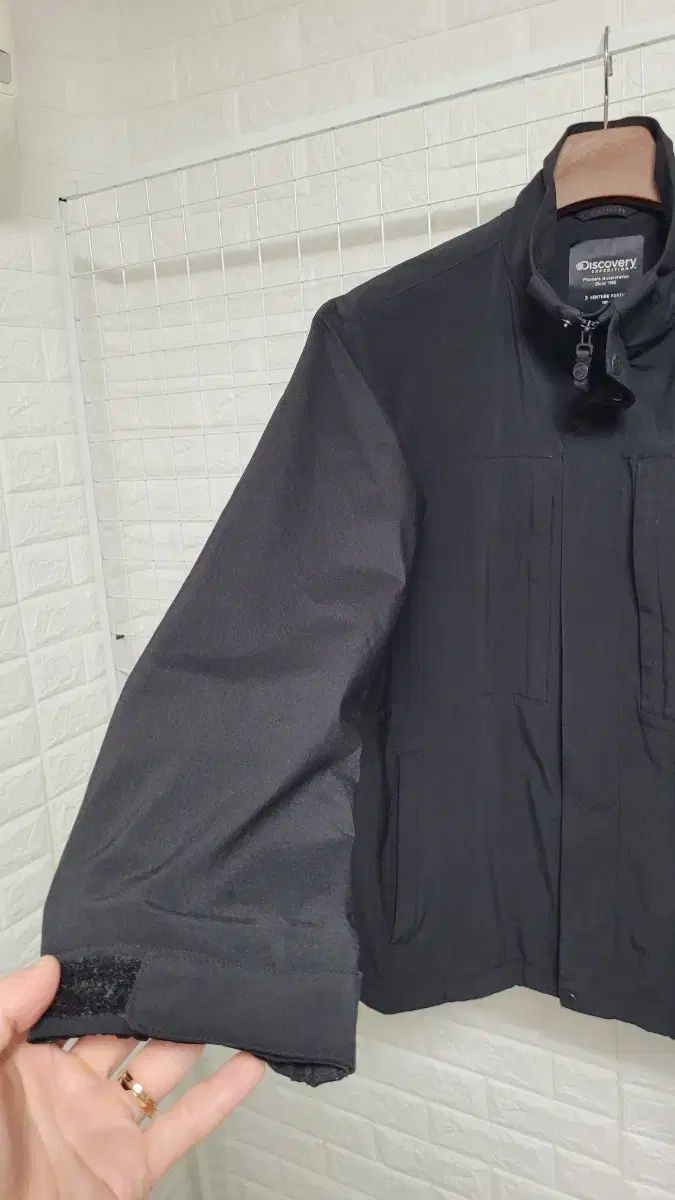 隠しボタンダウン ハイネック