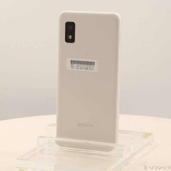 スマートフォン・携帯電話 〔品〕 AQUOS wish3 64GB ホワイト A302SH Y