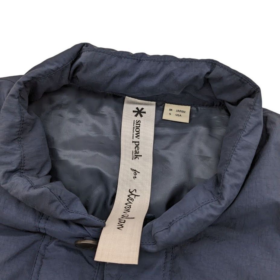 Snow peak STEVEN ALAN スノーピーク×スティーブンアラン CHINA DOWN JACKET SA-JK-20AU606 ダウンジャケット ネイビー