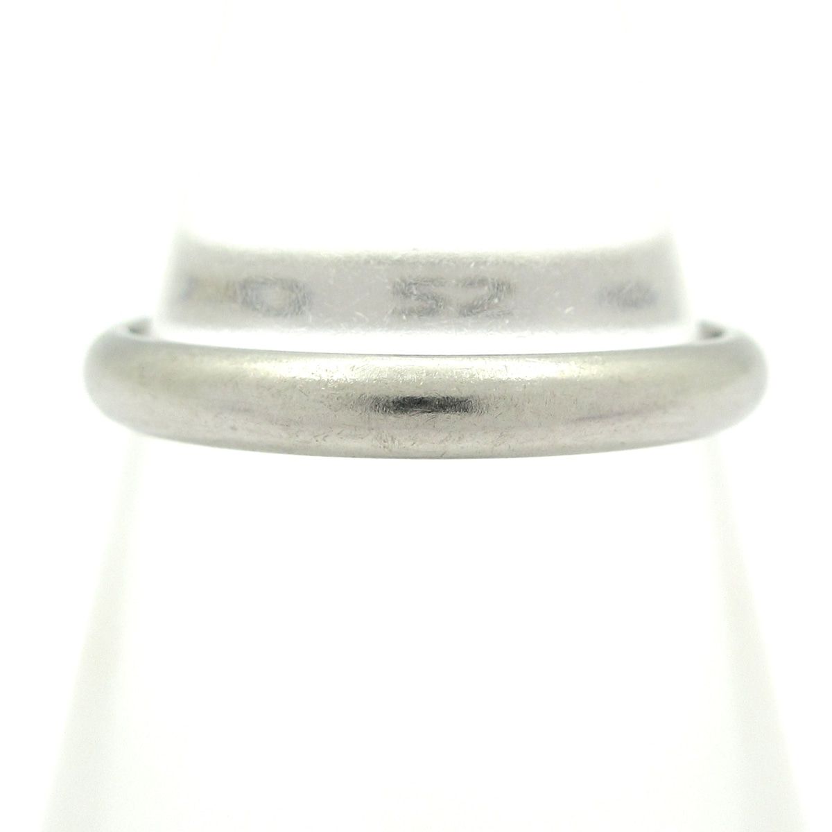 Cartier カルティエ リング 52 - Pt950 イニシャル刻印あり