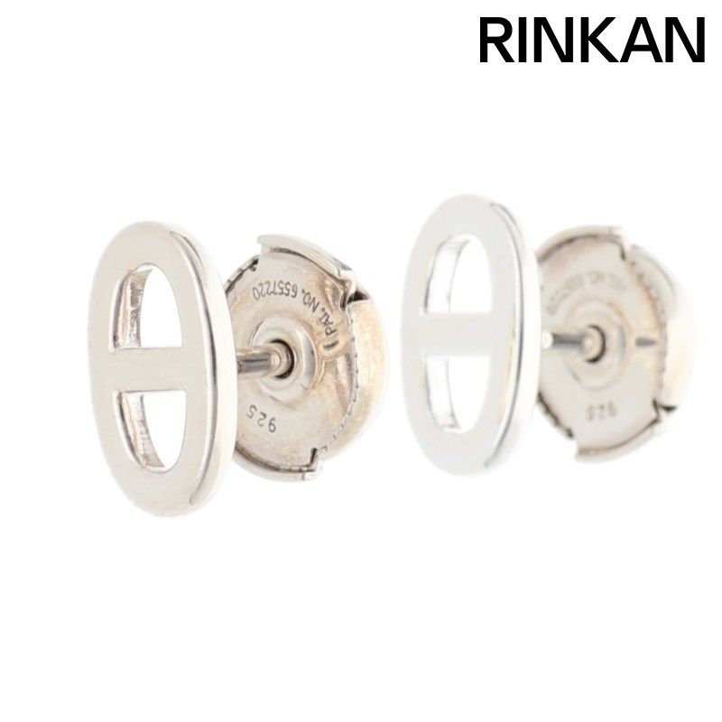 エルメス シェーヌダンクルTPM シルバーピアス メンズ TPM