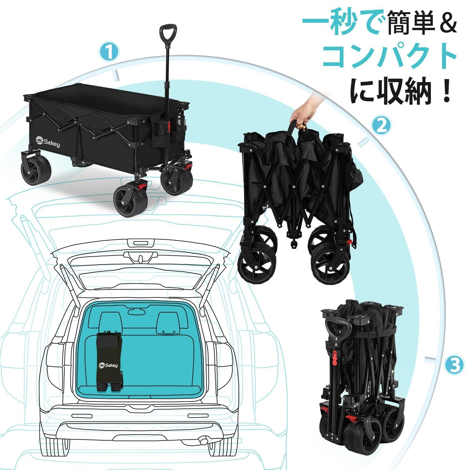 キャリーワゴン 高耐荷重150kg