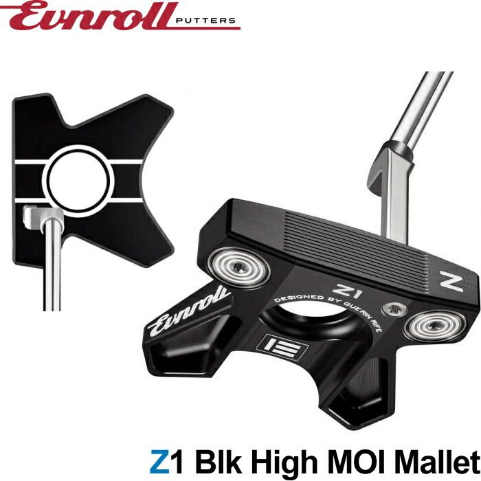 EVNROLL イーブンロール ZERO Z1 パター （ZERO Z1 Blk High MOI