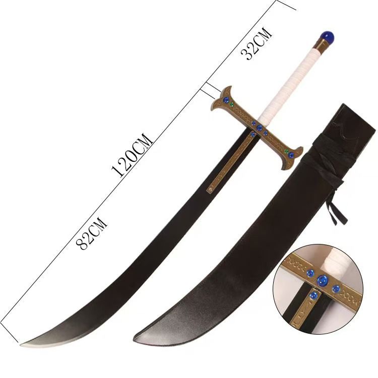 ONE PIECE 鷹の目 ミホーク 黒刀「夜」木刀』（全長117cm）｜高山楠竹