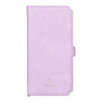 iPhone16専用手帳型ケース lucky charm Purple Mist iP24-61