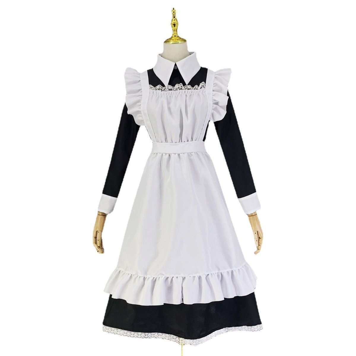 ロリータワンピース メイド服 ゴスロリ コスプレ イギリス風