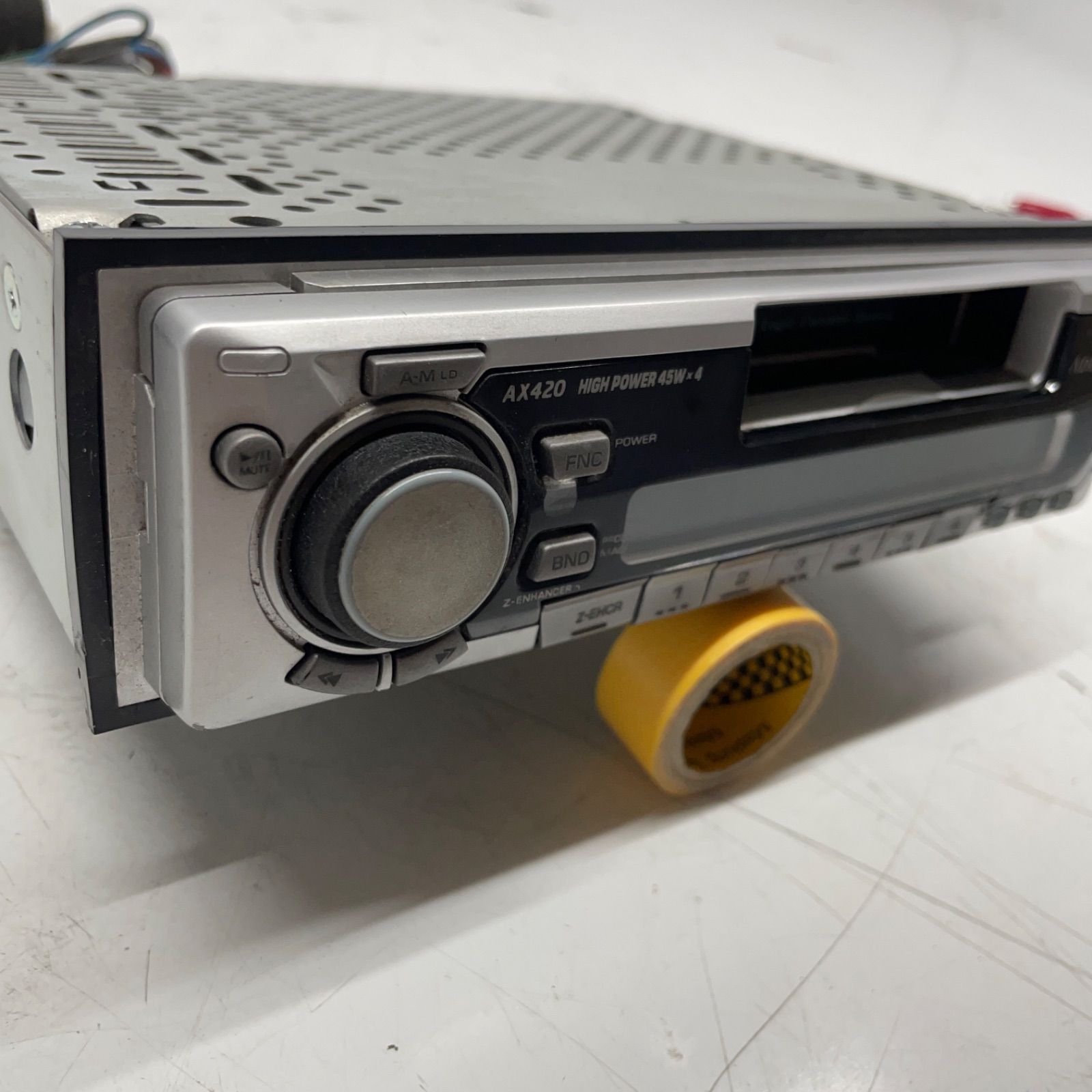 アゼスト　 1DIN カセットプレーヤー　AX420 希少テープデッキ　旧車 アゼスト 1DIN カセットプレーヤー AX420 希少テープデッキ 旧車