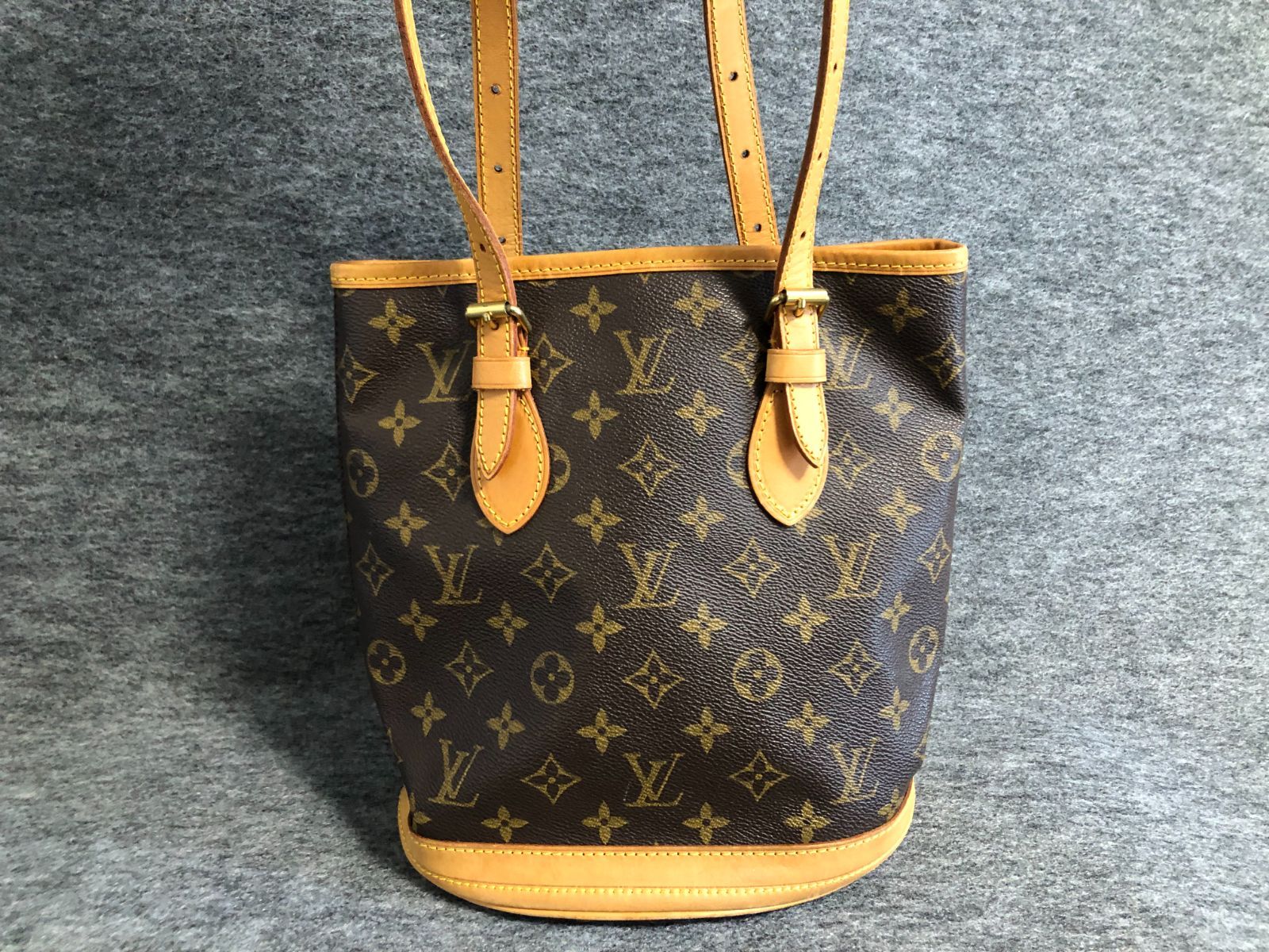 本物保証】ルイヴィトン Louis Vuitton プチ バケット PM ショルダー 