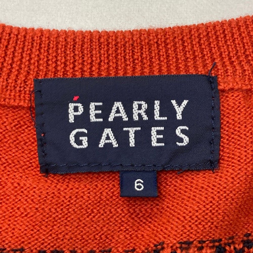 PEARLY GATES セーター サイズ0 オレンジ 【公式通販】