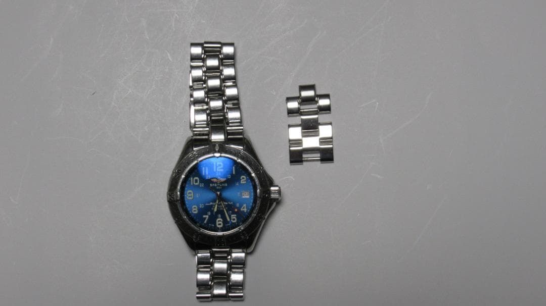 BREITLING スーパーオーシャン A17340 自動巻き　動作確認品 楽天市場】☆良品【BREITLING】ブライトリング スーパー