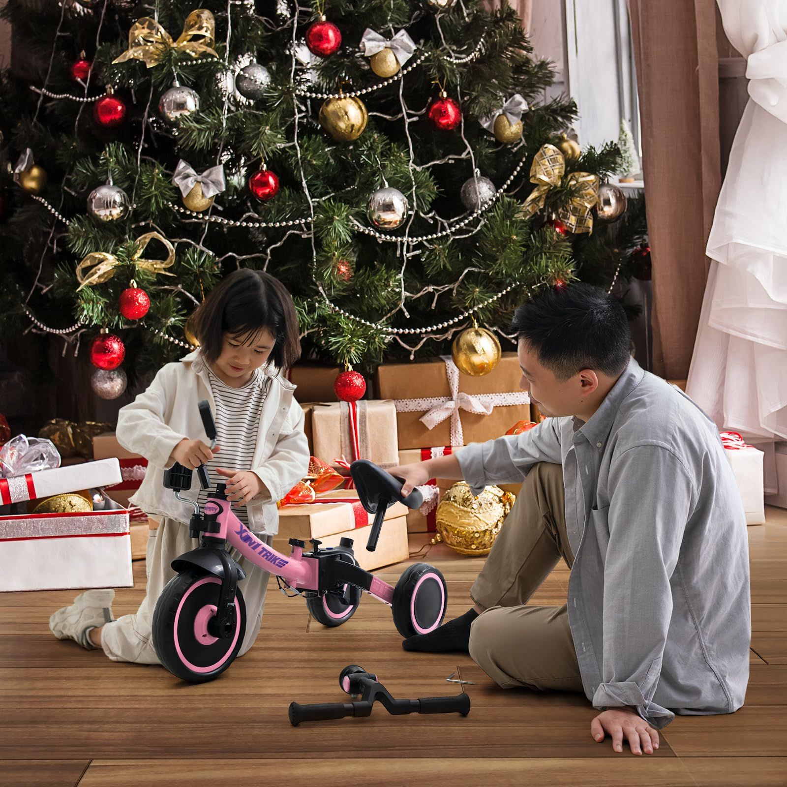 子供用三輪車 調整